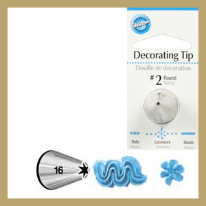   Wilton Decorating Tip 016 Open Star Carded