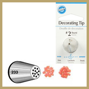   Wilton Decorating Tip 233 Multi-open Carded