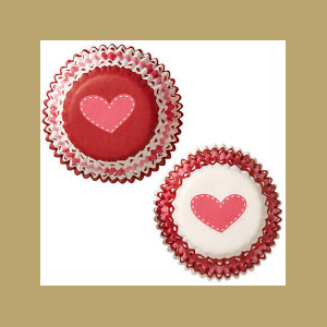  Wilton Valentine Mini Baking Cups Cupcake